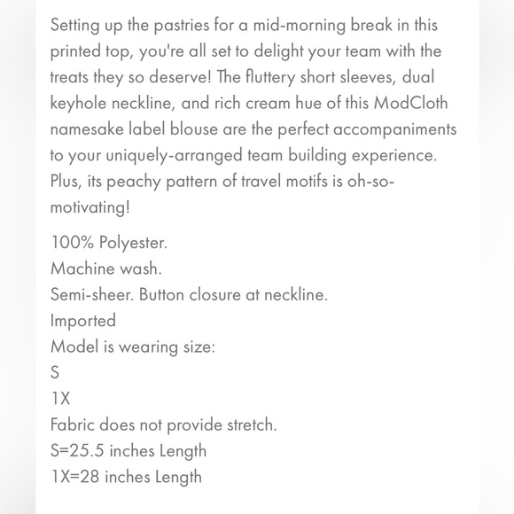 ModCloth blouse - Picture 5 of 5